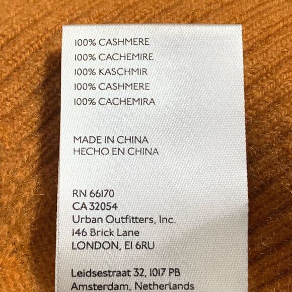 Free People Ava Cashmere Pullover Cropped Scoop Neck Short Sleeve Goldenrod Knit - Picture 9 of 11